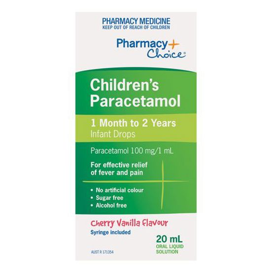 Children's Paracetamol Infant Drops - Pharmacy Choice®